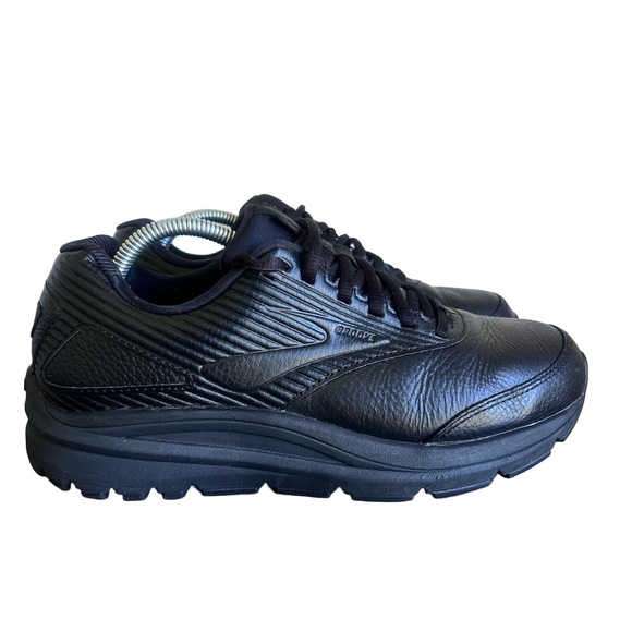 Brooks Addiction Triple Black Women's Walking Shoe Size 7.5 #720 - Picture 1 of 9